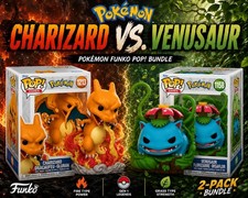 Pokémon Funko Pop Charizard #1213 & Venusaur #1158 2-Pack Bundle NEW picture