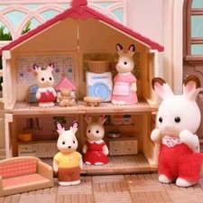 US SELLER Sylvanian Families Gashapon house, 4 piece full set picture