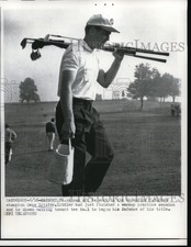 1962 Press Photo Gene Littler in practice at US Open at Oakmont PA - net25685 picture