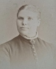 Antique CDV Photograph Victorian Woman In Gefle / Gavle Sweden c1896-1902 picture