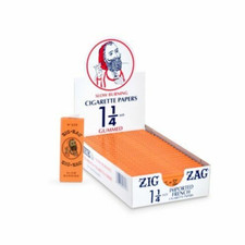 Zig-Zag Orange 1 1/4 Rolling Papers Full Box W/Tracking *Best Price* No Tariffs picture