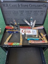 Lot Of 8 Case Knives And Case Miniature Us General Toolbox picture