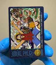 Bandai One Piece Visual Adventure Card #1 ROMANCE DAWN Holo Japanese 2000 picture
