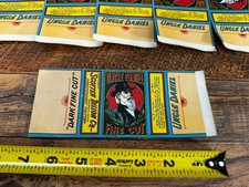 LOT OF 6 VINTAGE UNCLE DANIEL FINE CUT TOBACCO UNUSED LABEL picture