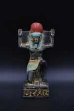 Rare Pharaonic Statue of God Shu : Authentic Ancient Egyptian Artifact 235 BC picture