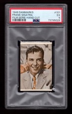PSA 5 FRANK SINATRA 1948 Danmarks Card #101 THE HIGHEST EVER GRADED picture