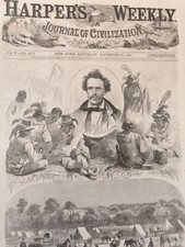 Civil War Newspapers-Harper's-WINSLOW HOMER'S SONGS OF THE WAR- GLORY HALLELUJAH picture