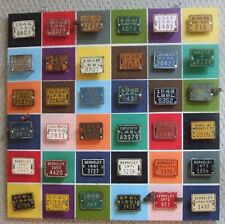 Vintage California  Bicycle License Plates  36 different RARE ASSEMBLAGE picture