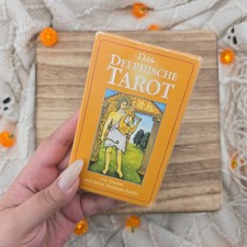 Das Delphische Tarot Cards 78 Card Complete Deck 1986 Vintage Liz Greene picture