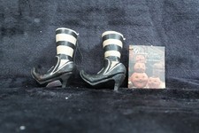 RARE Bethany Lower Halloween Witches Boots Ornament picture