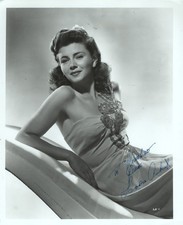 SLOVENIAN-AMERICAN EXOTIC ACTRESS & MODEL LENORE AUBERT, SIGNED VINTAGE PHOTO. picture