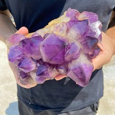 5.2lb Natural amethyst crystal cluster rough mineral specimen from Congo picture