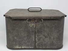 WWII US Army Quartermaster Metal Box 1940 A.L. Cahn & Sons No. 54. Made In USA picture