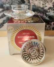 Avon Scentiments Topaze Cream Sachet w/Box Vintage Vanity Collectible. EMPTY picture