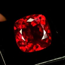 Natural Certified Red Ruby Mogok 10.00 Ct+ Flawless Cushion Cut Loose Gemstone picture