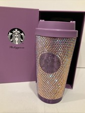 2024 Starbucks Rhinestone Philippines Studded Tumbler Stainless NIB 16floz picture