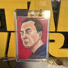 2025 Topps Star Wars Galaxy Gold Foil Sketch 1/1 Rogue One Chirrut picture