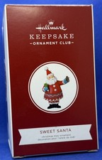 Hallmark Keepsake Club Exclusive Ornament 2020, Sweet Santa picture