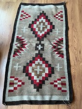 Antique vintage Navajo Wool Rug/Blanket - Crosses Patterrn picture