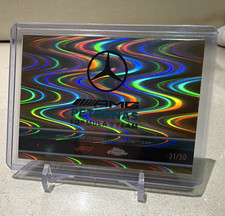 2026 Topps Chrome F1 Mercedes AMG Petronas Team Logo Gold ray wave 31/50 picture