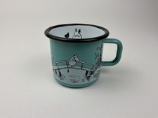 Muumi Enamel Moomin Shop Characters Cup Mug Bridge Papa Whimsical Finland READ picture