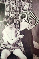 111(43)*Vintage Pin Up Girls photo black - white picture