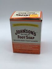Vintage Johnsons Foot Soap Value Size 2 Packets New Old Stock Discontinued picture