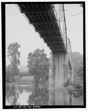 14. VIEW NORTHEAST UNDERSIDE PENNSYLVANIA PETIT TRUSS, SHOWING SLEEPERS, picture