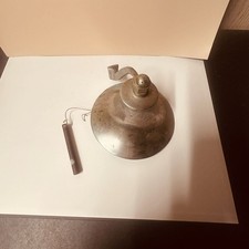Vintage Nickel Plated Bell with Clapper picture