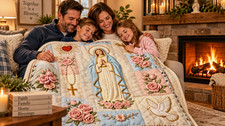Blessed Mother Small Throw ,31