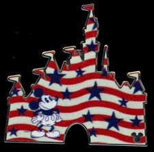 DLR Disneyland Hidden Mickey 2025 Sleeping Beauty Castles Americana Disney Pin picture