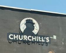 2021 A-Max Churchill's Cigar Lounge Ligtht Neon Wall Sign picture