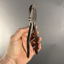 Vintage CRAFTSMAN Vanadium Linesman Pliers Cutters Diamond Handles picture