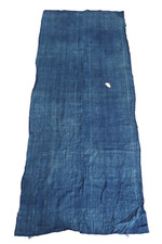 Antique Japanese Indigo Cotton Fabric Panel 2 Panel Aizome Muji 62x152cm picture