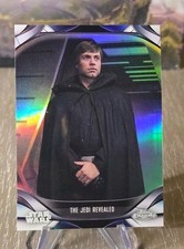 The Jedi Revealed 2022 Topps Chrome Mandalorian Refractor #S2-49 Luke Skywalker picture