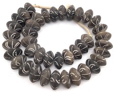 Antique African spindle whorl clay Modern African trade beads-Collectible-#1770 picture