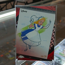 Topps 2026 Topps Disney Chrome Alice Ink and Paint /28 Card #I&P-8 16/28 picture