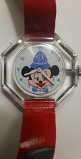 Vintage 1970' Rega Mickey Mouse Watch Hexagonal Case w/Original Case RARE WORKS picture