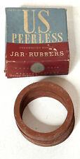 Vintage Box Of US Peerless Jar Rubbers Made In The USA picture