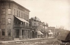 Street View Main St., Yale MI Michigan 1912 RPPC Photo Postcard COPY picture