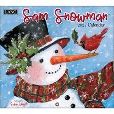 Lang Brands, Sam Snowman 2027 Wall Calendar by Susan Winget picture