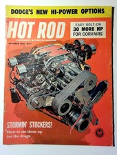 Hot Rod Car Magazine Vol 14 No 10 October 1961 Illustrated Dodge Corvairs picture