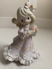Precious Moments LOVE IS THE COLOR OF RAINBOWS 120106 Limited Ed 2004 crystal picture