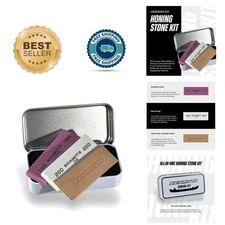 Portable 3-Piece Honing Stone Kit for Effortless Blade Finishing & Maintenance picture