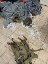 RA-1 Parachute System Components- Container, Main/Reserve Chutes, All Risers picture