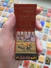 Lot Of 125 1930s, 1940s UNSTRUCK Matchbooks, Diners, Hotels, PinUp And MORE picture