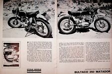 1966 Bultaco 250 Matador - 3-Page Vintage Motorcycle Road Test Article picture