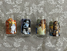 1977 Star Wars Burger King Drinking Glasses Tumblers Set of Four picture