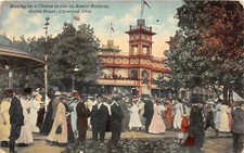 F68/ Euclid Beach Amusement Park Cleveland Ohio Postcard c1910 Scenic Railway picture