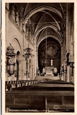 Interior View Monastery Church Dombryka Altar Real Photo RPPC Postcard picture